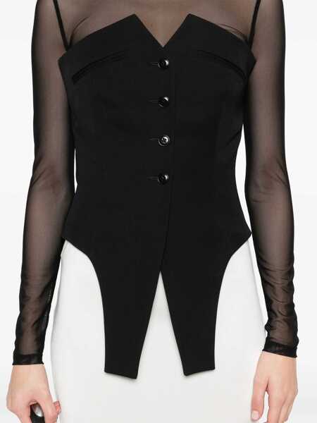 Geci Alexander Wang Alexander Wang Deconstructed Vest Black Femei (BM 16850897) 5