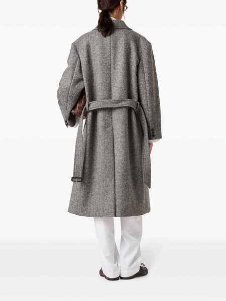 Pantaloni casual Miu Miu Miu Miu Pants WHITE Femei (BM 16852385) 3