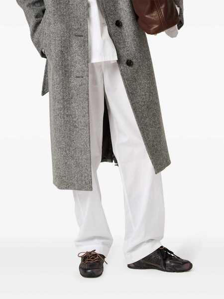 Pantaloni casual Miu Miu Miu Miu Pants WHITE Femei (BM 16852385) 4