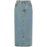 Fuste Moschino Rivets Denim Skirt Femei