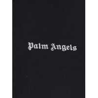 Pulovere Palm Angels pentru Barbati - Pulovere Palm Angels Classic Logo Black Sweatshirt With Logo Printed On The Front In Tech Fabric Man Black Barbati (BM 16853690) - B-mall.ro