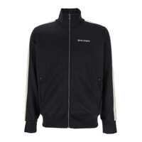 Pulovere 'Classic Logo' Black Sweatshirt With Logo Printed On The Front In Tech Fabric Man Barbati