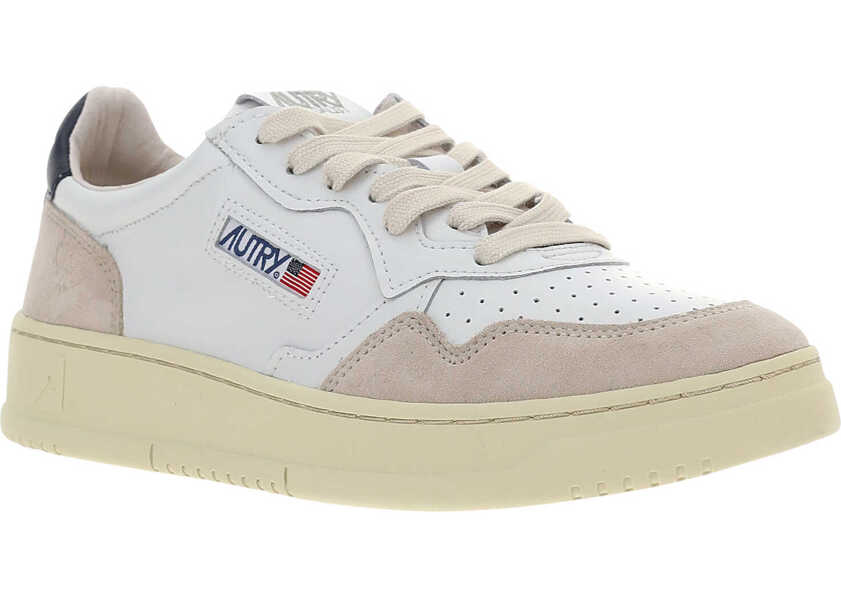 Sneakers AUTRY Sneakers LEATHER/SUEDE WHITE/BLUE Barbati (BM 16853922) 2