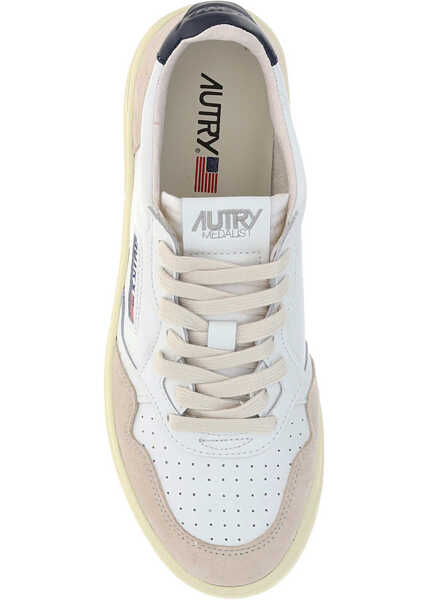Sneakers AUTRY Sneakers LEATHER/SUEDE WHITE/BLUE Barbati (BM 16853922) 4