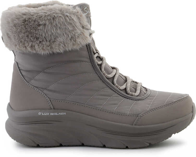 Cizme de iarna SKECHERS Botki Winter Solstice Dark Taupe Grey Femei (BM 16853955) 6