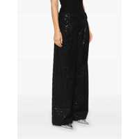 Pantaloni casual ROTATE Birger Christensen Dama - Pantaloni casual ROTATE Birger Christensen Rotate Birger Christensen Pants Black Femei (BM 16854614) - B-mall.ro