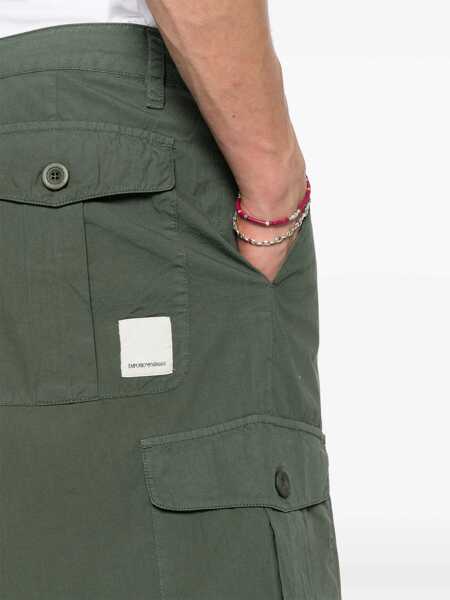 Pantaloni Emporio Armani Emporio Armani Shorts GREEN Barbati (BM 16855298) 5