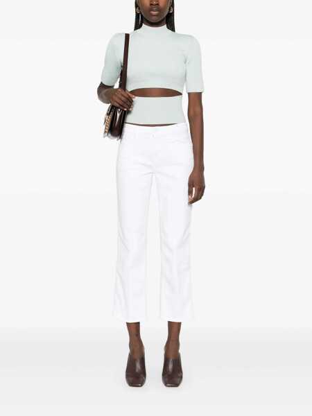 Blugi 7 For All Mankind 7 For All Mankind Calie Straight Denim Jeans WHITE Femei (BM 16855946) 2