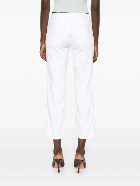 Blugi 7 For All Mankind 7 For All Mankind Calie Straight Denim Jeans WHITE Femei (BM 16855946) 4