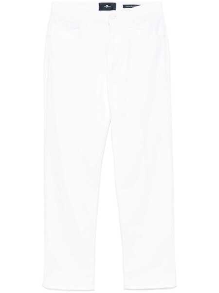 Blugi 7 For All Mankind 7 For All Mankind Calie Straight Denim Jeans WHITE Femei (BM 16855946) 1