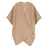 Geci Fendi Fendi Roma Wool And Cashmere Blend Cape Femei