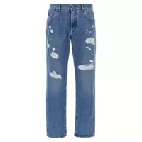 Blugi Dolce & Gabbana Destroyed Jeans Barbati