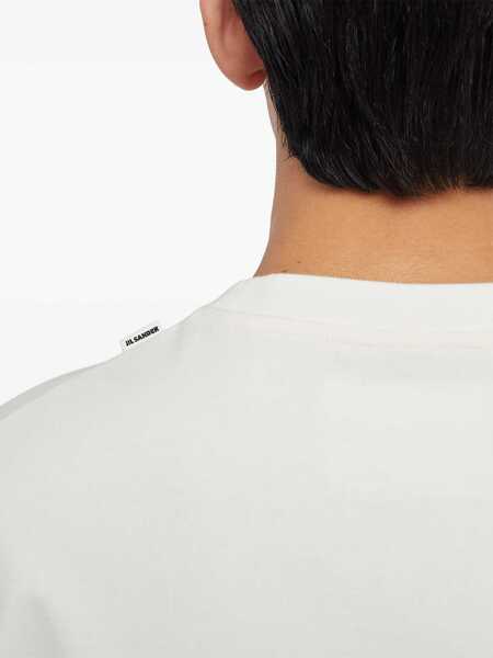 Tricouri Jil Sander Jil Sander Basic T-Shirt WHITE Barbati (BM 16857314) 5