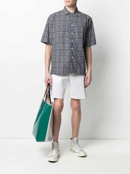 Pantaloni Department Five Department 5 Tim Cotton Bermuda Shorts WHITE Barbati (BM 16858133) 2