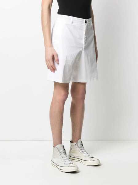 Pantaloni Department Five Department 5 Tim Cotton Bermuda Shorts WHITE Barbati (BM 16858133) 3