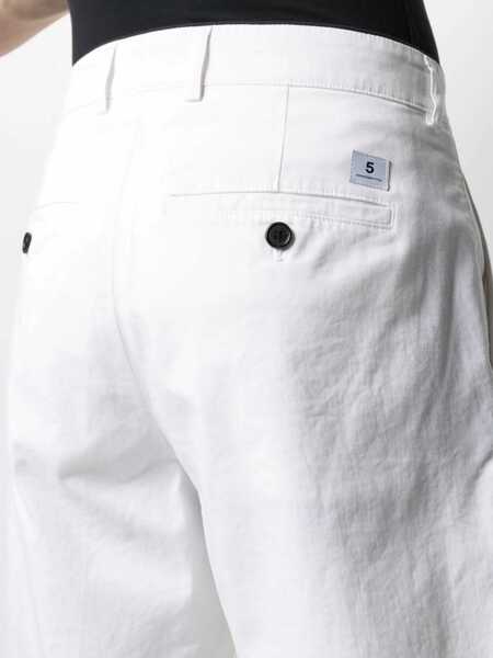 Pantaloni Department Five Department 5 Tim Cotton Bermuda Shorts WHITE Barbati (BM 16858133) 5