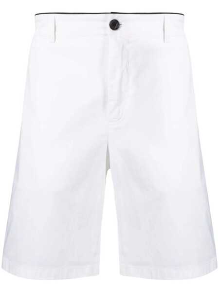 Pantaloni Department Five Department 5 Tim Cotton Bermuda Shorts WHITE Barbati (BM 16858133) 1