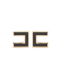 Cercei ELISABETTA FRANCHI BLACK MICRO EARRINGS Femei