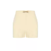Pantaloni scurti ELISABETTA FRANCHI LEMONADE SHORTS WITH HORSEBIT Femei