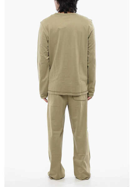 Pijamale Diesel Lightweight Cotton Umset-Aramis Long Pyjamas Set Green Barbati (BM 16858710) 2