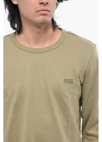 Pijamale Diesel Lightweight Cotton Umset-Aramis Long Pyjamas Set Green Barbati (BM 16858710) 4