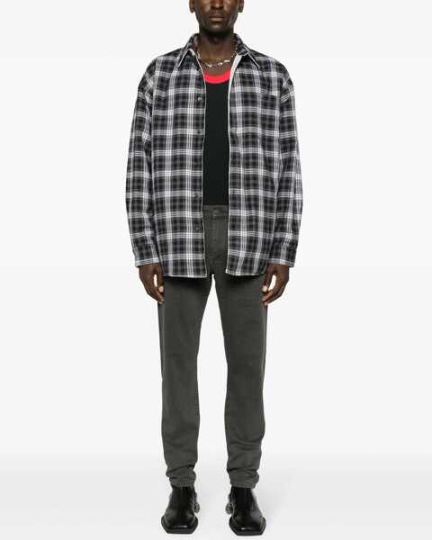 Jachete Diesel Reversible S-Dewny-Double-Check-A Overshirt With Padded Desi Multicolor Barbati (BM 16858716) 2