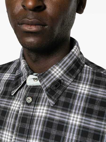 Jachete Diesel Reversible S-Dewny-Double-Check-A Overshirt With Padded Desi Multicolor Barbati (BM 16858716) 5