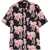 Diesel Short Sleeved Bmowt-Adrian Shirt With Palms Pattern Black