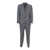 LUIGI BIANCHI Gray men's suit Gray