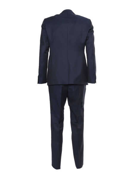 Paltoane LUIGI BIANCHI Blue satin suit Blue Barbati (BM 16858985) 3