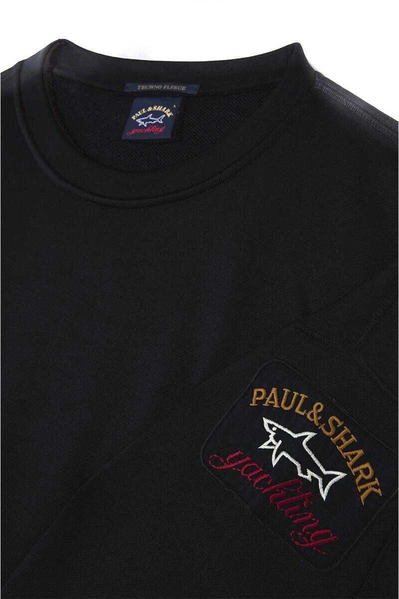 Pulovere Paul&Shark Paul & Shark Sweatshirt Black Barbati (BM 16859345) 3