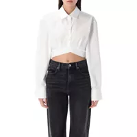 Camasi Alexander Wang Cropped Shirt Femei