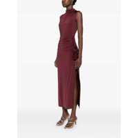 Rochii Magda Butrym Dama - Rochii Magda Butrym Magda Butrym Draped High Neck Midi Dress Red Femei (BM 16859753) - B-mall.ro