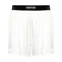 Pantaloni casual Tom Ford Stretch Silk Satin Boxer Shorts Femei