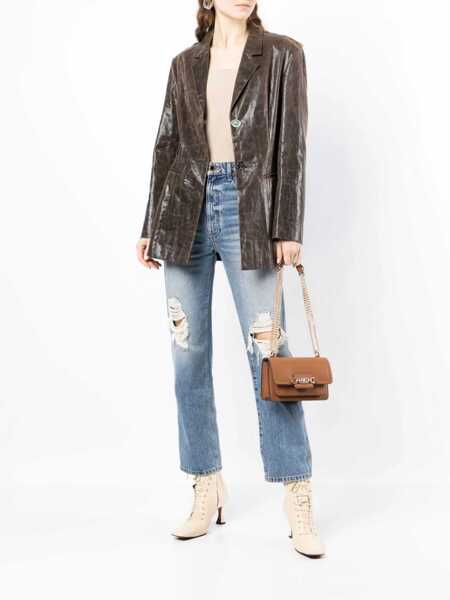 Genti de umar Michael Kors Michael Kors Extra-Small Heather Shoulder Bag Brown Femei (BM 16860320) 2