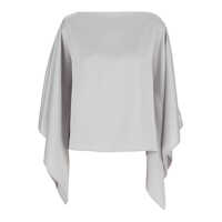 Esarfe Grey Stole In Lightweight Fabric Woman Femei