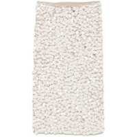 Fuste Skirt With All-Over Applied Sequins In Beige Technical Fabric For Women Femei