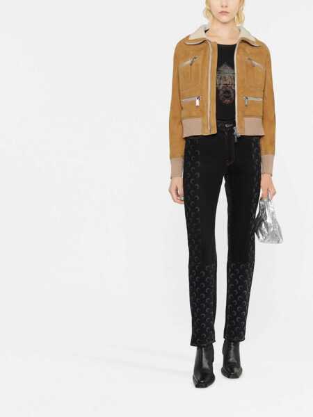 Bomber jacket DSQUARED2 DSQUARED2 Ribbed-Detail Zipped-Up Bomber Jacket MULTICOLOR Femei (BM 16863530) 2