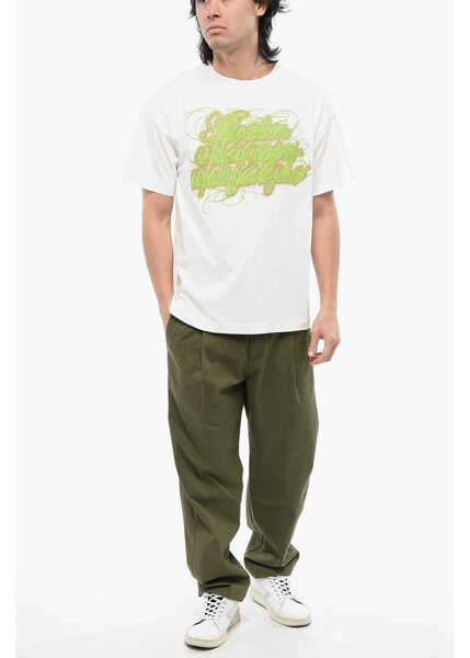 Tricouri Diesel Red Tag Unisex Printed T-Buxt-N3 Crew-Neck T-Shirt White Fete (BM 16864272) 4