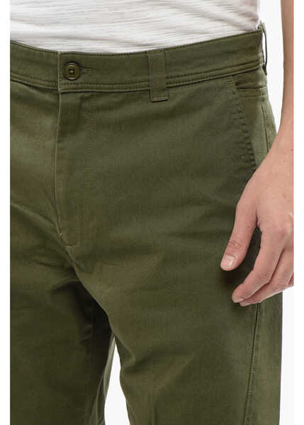 Pantaloni casual Diesel Red Tag Stretch Cotton P-Dean Chino Pants Green Barbati (BM 16864377) 3