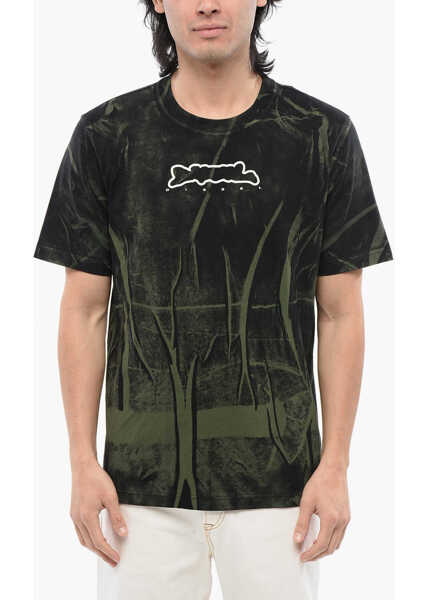 Tricouri Diesel Red Tag Wrinkled Effect T-Just-N3 Crew-Neck T-Shirt Black Barbati (BM 16864380) 1