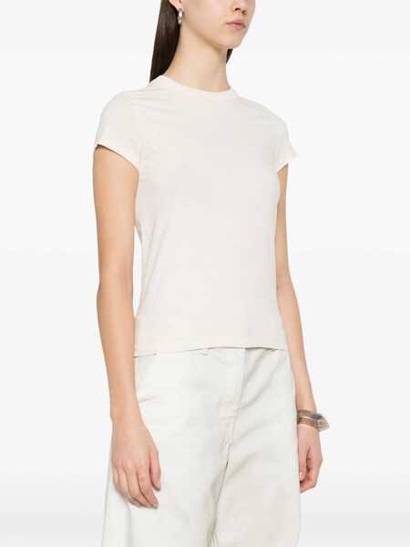 Tricouri Rick Owens Cropped T-Shirt IVORY Femei (BM 16865154) 3