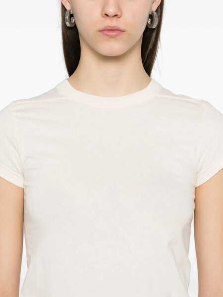 Tricouri Rick Owens Cropped T-Shirt IVORY Femei (BM 16865154) 5