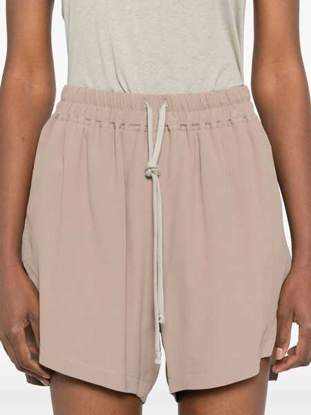 Pantaloni scurti Rick Owens Relaxed Fit Bermuda Shorts NUDE Femei (BM 16865232) 5