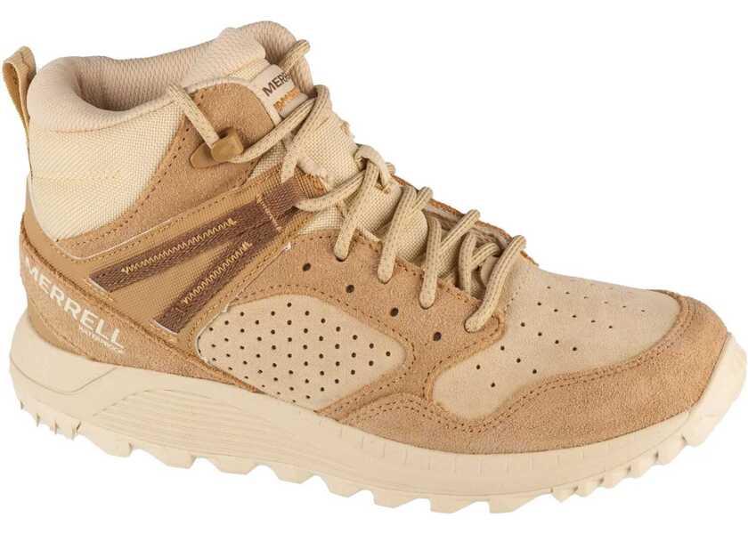 Bocanci de munte Merrell Wildwood Mid Leather WP Beige Femei (BM 16865643) 1
