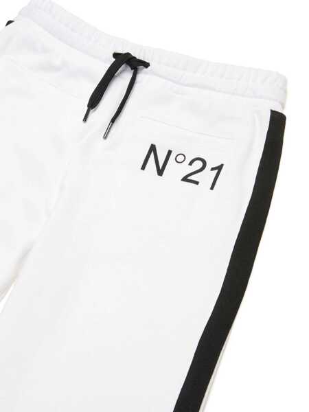 Pantaloni casual N21 KIDS Pants White Fete (BM 16866836) 3