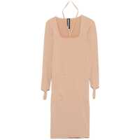 Rochii Andreādamo Sculpting Jersey Midi Dress Femei