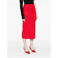 Imbracaminte ANDREADAMO Dama - Fuste ANDREADAMO Andredamo Sculpting Midi Skirt RED Femei (BM 16867295) - B-mall.ro