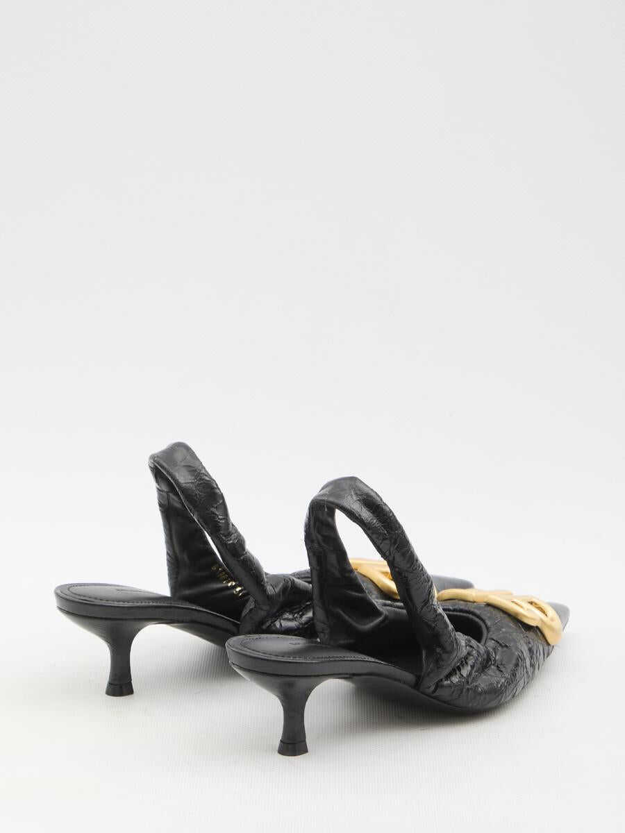 Pantofi cu toc Balenciaga Monaco 50Mm Slingback Pumps Black Femei (BM 16867598) 3