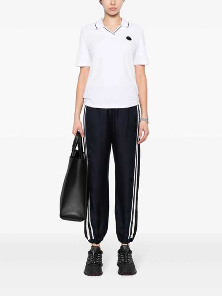 Tricouri Polo Moncler Pacth Polo WHITE Femei (BM 16867610) 2
